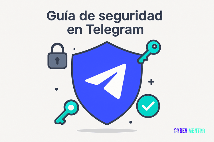 Guía de seguridad en Telegram con escudo protector