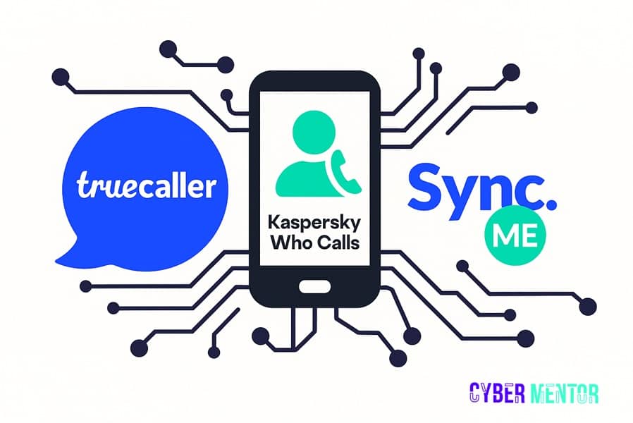 Logos de las mejores apps para evitar llamadas spam.