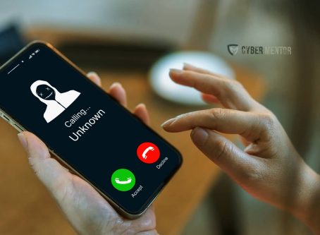 Móvil recibiendo una llamada de un número desconocido que simboliza una estafa, ilustrando la importancia de saber cómo evitar llamadas spam