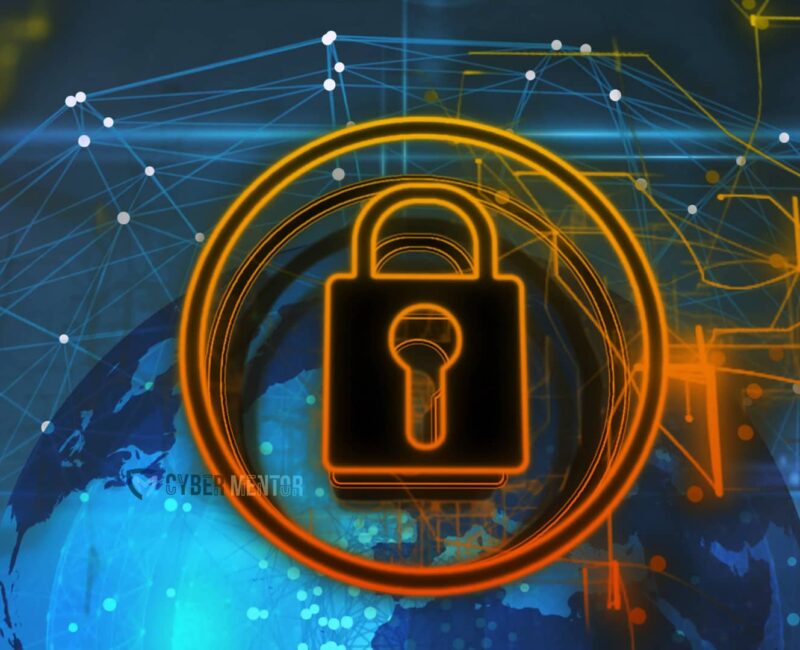 Un candado digital que simboliza los protocolos de seguridad de red protegiendo las conexiones globales de internet.