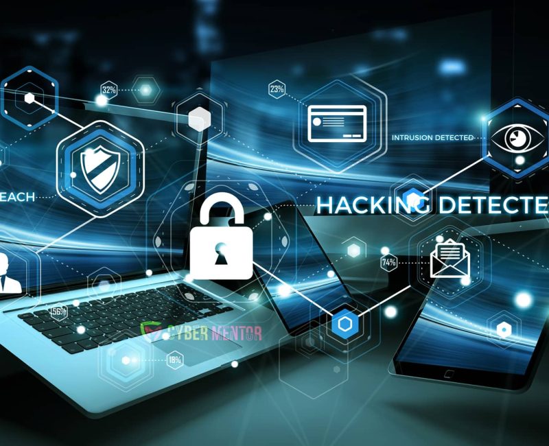 Interfaz de seguridad digital detectando ciberataques a empresas en 2026