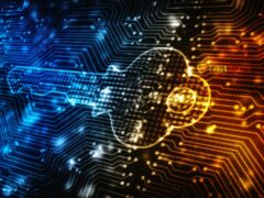 Llave digital sobre circuitos que simboliza la gestión de secretos para evitar fugas de datos.